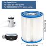 Type II Swimming Pool Filter Cartridge For Bestway 58094, Bestway 58383 58386 530/800 GPH Cartridge Filter Pump Lay-Z-Spa