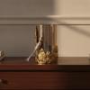 Glass Candle Holder with Bird Elegant Decor Luxe for Coffee Table, Shelf Styling