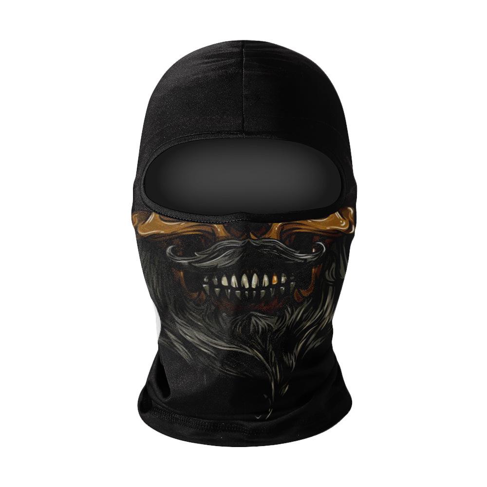 Unisex Quick-Dry Ice Silk Face Mask for Summer Motorcycling & Cycling One Size