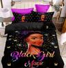 Bedding Digital Printing Three-Piece Set African Girl Pattern Printing Quilt Cover Home Textile Batch
