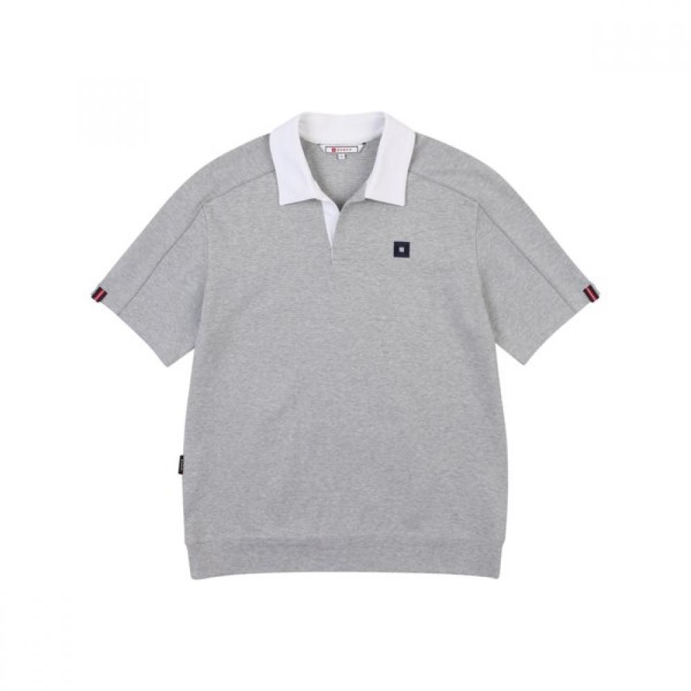 Onoff Men S looSe FiT ShorT Sleeve T ShirT Of9303ga M Grey 52 18117₽