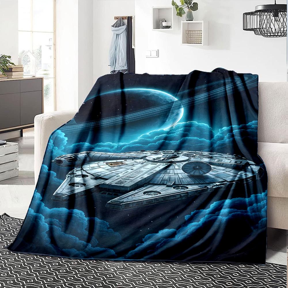 Star Wars Blanket Soft Cozy Great for Office Chair Bed Chair for All Occasions Digital Print Birthday Christmas Gift Blanket