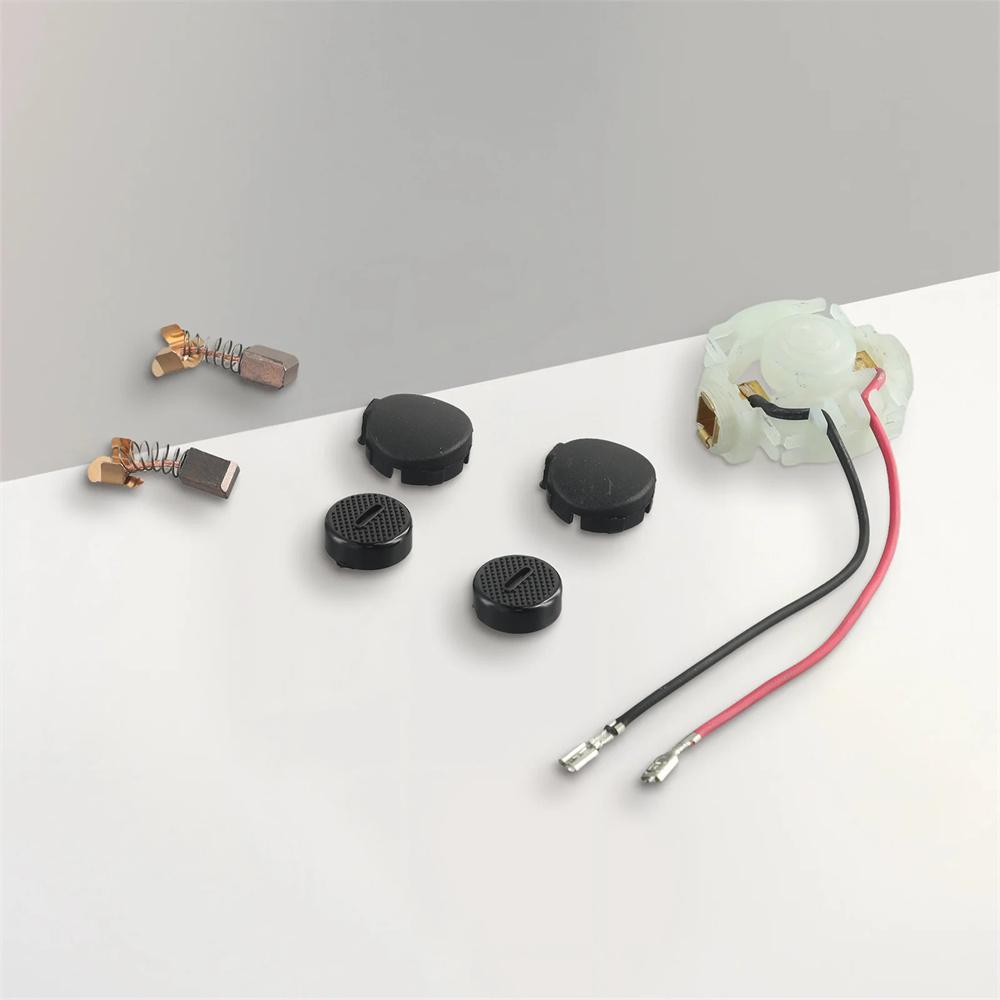 7-teiliges Kohlebürsten- & Halter- & Kappen-Set Passend für Makita Bga450 Bga452