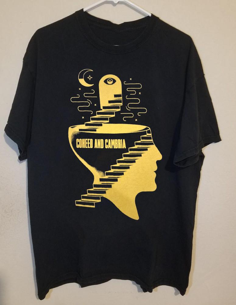 VTG Coheed & Cambria Band Short Sleeve Black All Size Gift Fan Shirt AE389 Unisex T-Shirt L
