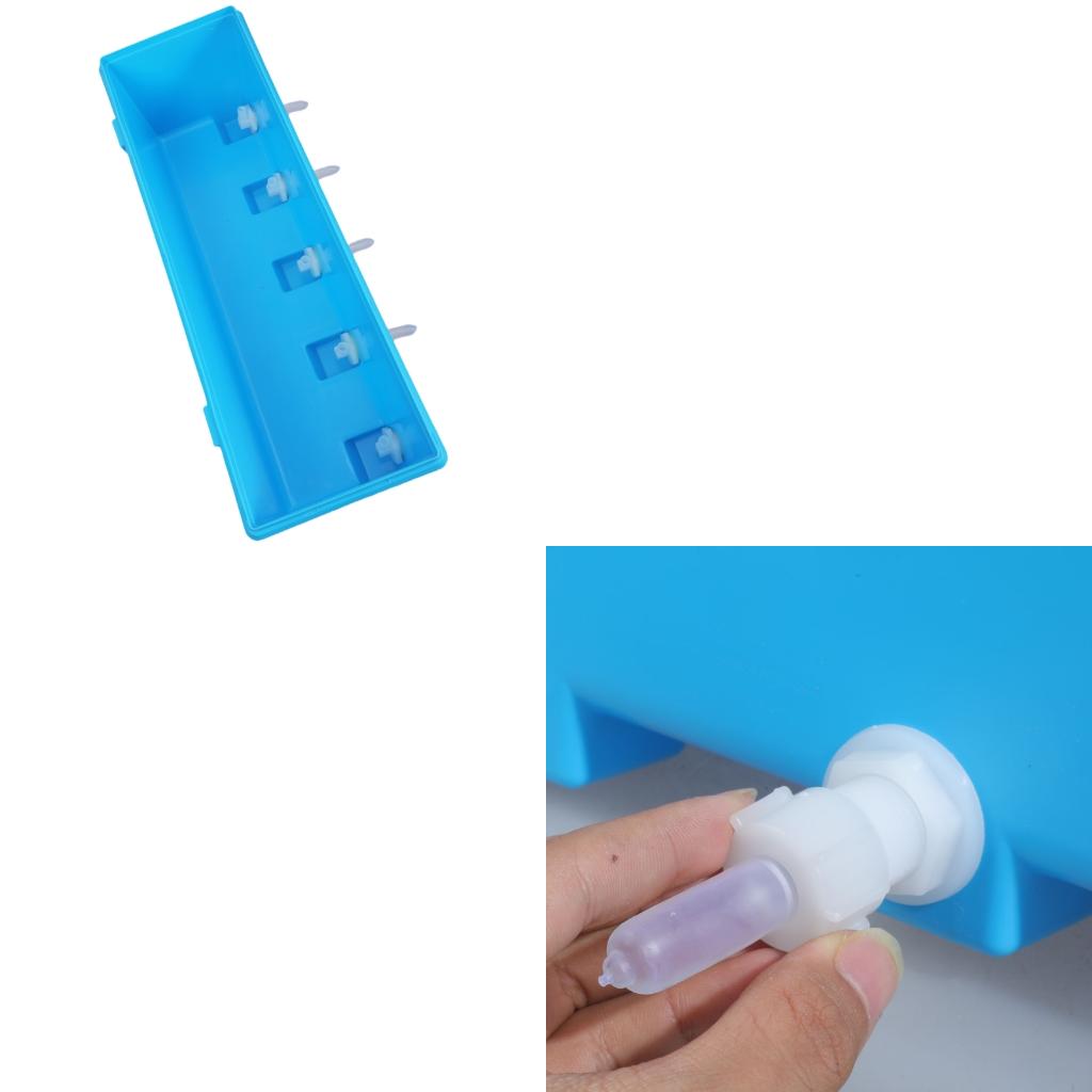 Farm Animal Group Feeding Bottle 5 Simultaneous Drinkers For Calves Goat Piglets Hanging Feeder