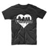 Herren Philadelphia Shirt - Retro Philadelphia Pennsylvania Skyline Herz T-Shirt