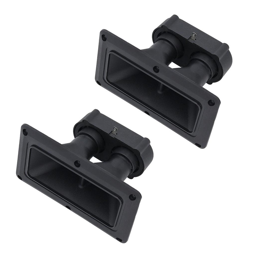 2Pcs 150W Wide Dispersion Horn 3-20KHz Dual Drive Tweeter Piezoelectric Ceramic Speaker for Dispersed Tweeters