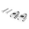 Motorcycles Handlebar Risers Clamp Mounting Mount Risers Aluminum 7/8" 1" Clamp