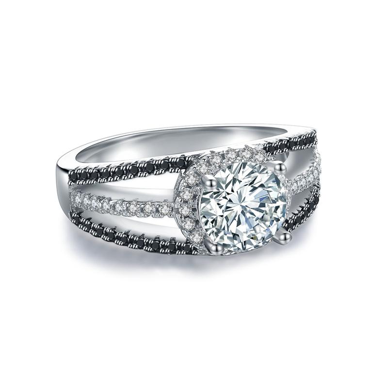 Black Awn Black Stone Jewelry Inele clasice pentru femei