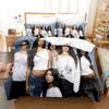New 3D Girl Group K-Katseye Duvet Cover Pillowcases Global Pop Idol Band Print Bedding Set  Polyester Bedroom Decor