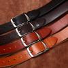 Single Layer Leather Without Interlayer Whole Cowhide Cutting Belt Men'S Leather Pin Buckle First Layer Cowhide Casual Jeans Belt