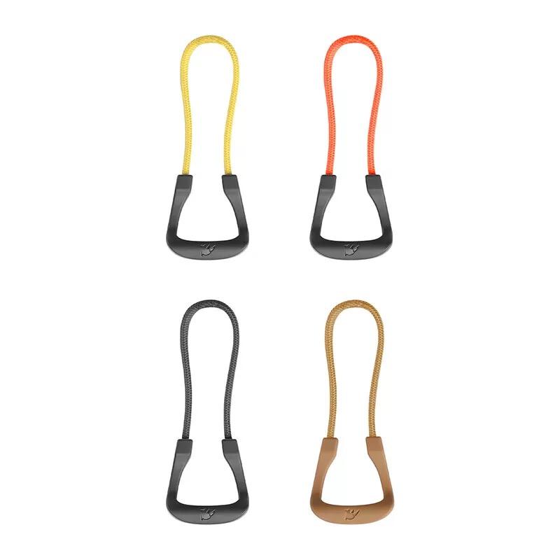 

Outdoor Tactical Ring Modified Zipper Tail Rope High Elastic Detachable Replaceable Zipper Puller Cord Bag Accessories 4pcs/lot