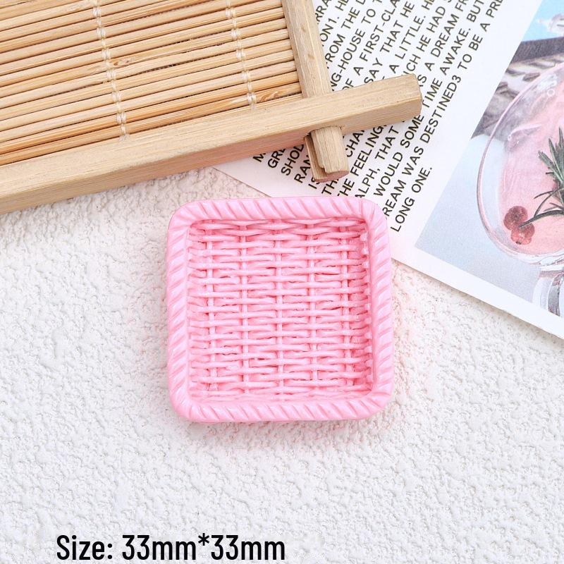 

Яркие аксессуары для поделок из смолы: Квадратная корзина, Заколка, Чехол для телефона, Клей, Мультяшное украшение с масляной каплей