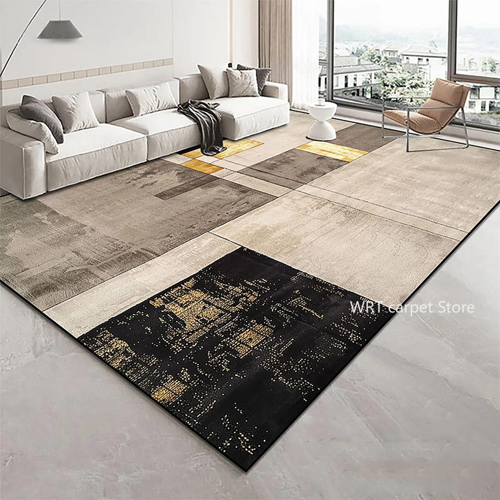 Moderner geometrischer Teppich für Wohnzimmer Minimalismus Dekoration Sofa Großer Bereich Teppiche 200x300 Schlafzimmer Lounge Weiche rutschfeste Fußmatte