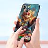 Cute Cat Phone Case Cover for iPhone 17 16 15 14 13 12 11 Pro Max 17 Air Plus Shockproof Soft TPU Shell Fundas Capas Coque Bags