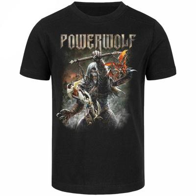 Powerwolf Call of the Wild Konstnärliga Mönster Sommar Mode T-shirt Unisex Unisex Bomulls T-shirt Vardaglig Gata Klassisk Band T-shirt
