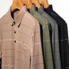 New Spring and Autumn Men's Long-Sleeved Polo Shirt Striped Casual Fashion Polo Collar Men's Top