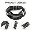 1 PC Universal Motorcycle Electric Cars Security Helmet Password Wire Lock Portable Anti-theft Mtb Road Bike Bicycle Locks