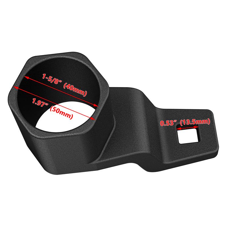 50mm/1.97in for Honda Timing Special Tool Crankshaft Pulley Holder Honda Crankshaft Belt Tightening Support Wrench Black