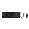 CMK858 USB Keyboard and Mouse Set 104 Keys Computer Keyboard 1600DPI Mouse for Home Office