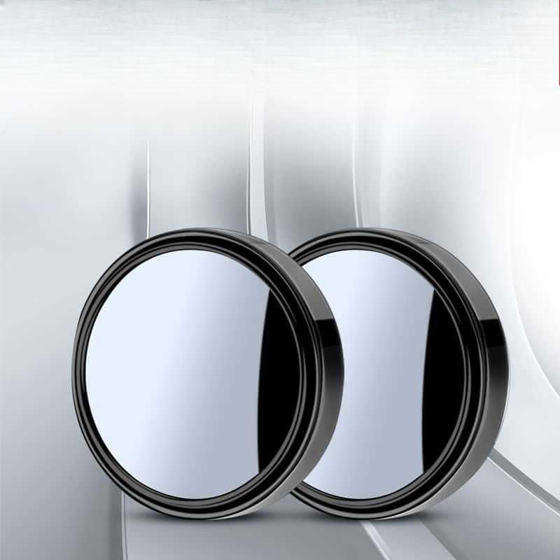 

Car Reversing Rearview Mirror Small Round Mirror, High-Definition Auxiliary Mirror In Blind Spot Of Reversing Artifact, 360 Degree Reflective Mirror. чёрный