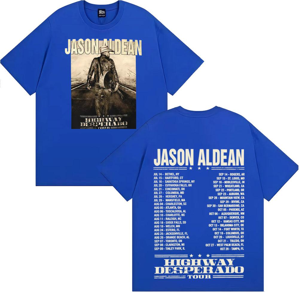 90s Vintage Try That in A Small Town T Shirt Jason Aldean Country Music T-shirt Men's Harajuku Hip Hop Punk 100% Cotton T-shirts