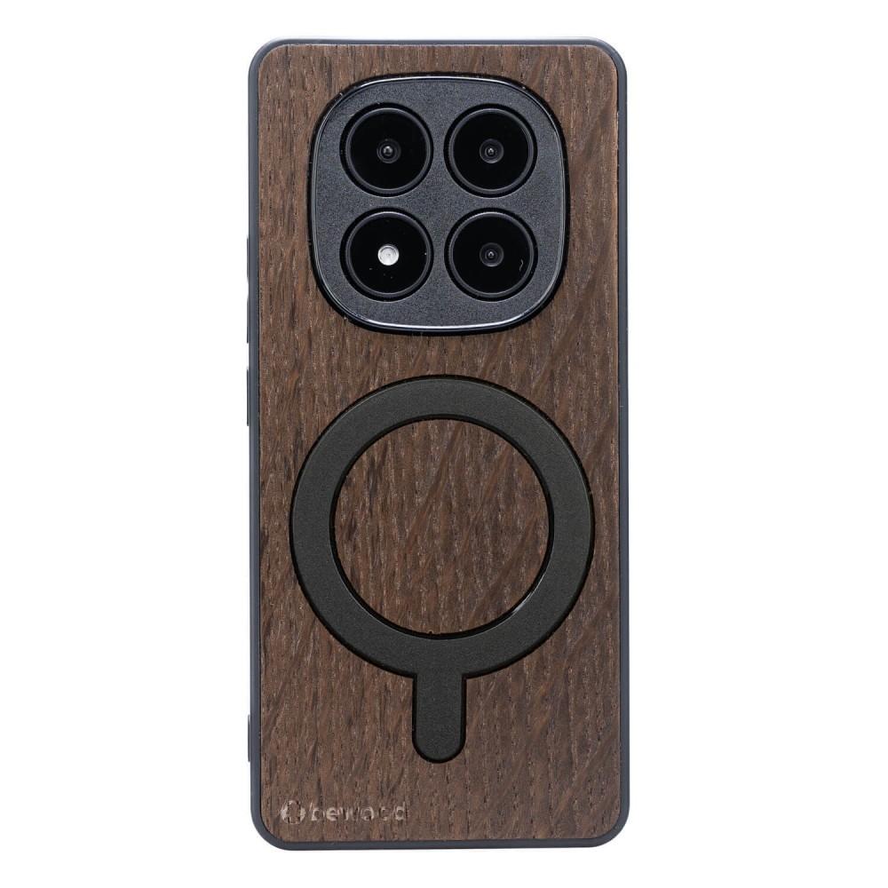 Bewood Wooden Case for Xiaomi Redmi Note 14 Pro Plus 5G Smoked OAK with MagSafe