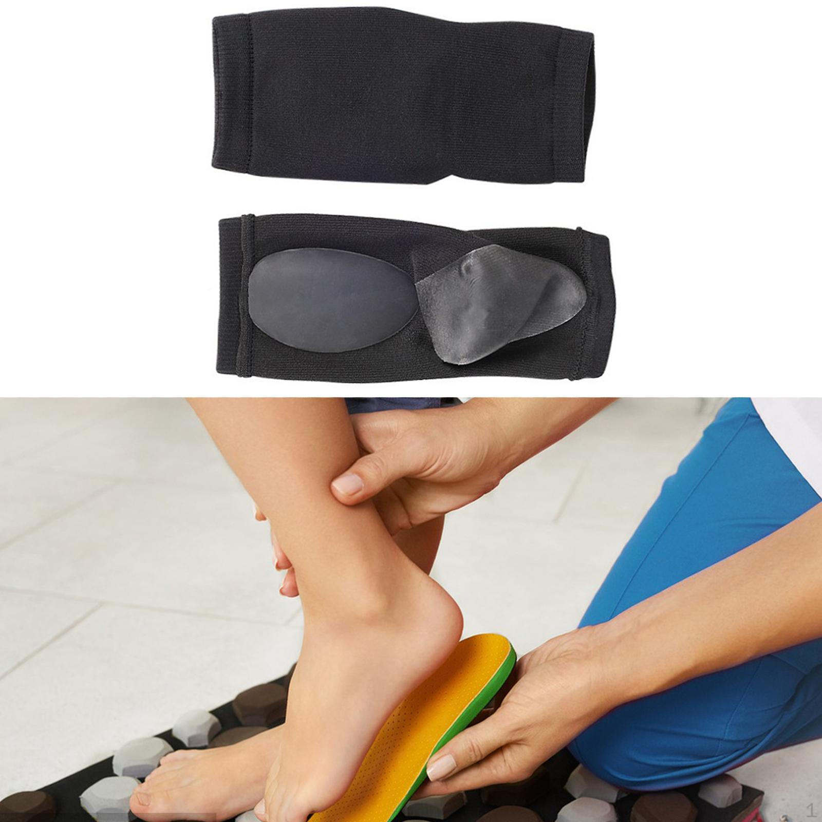 

1 пара носков с поддержкой свода стопы, мягкие гелевые подушечки для пятки, для плоскостопия, для взрослых