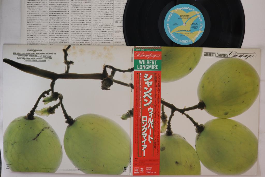 LP Record WILBER LONGMIRE - Champagne 25AP1382TZ TAPPAN ZEE 1979 Japan Obi Jazz Used
