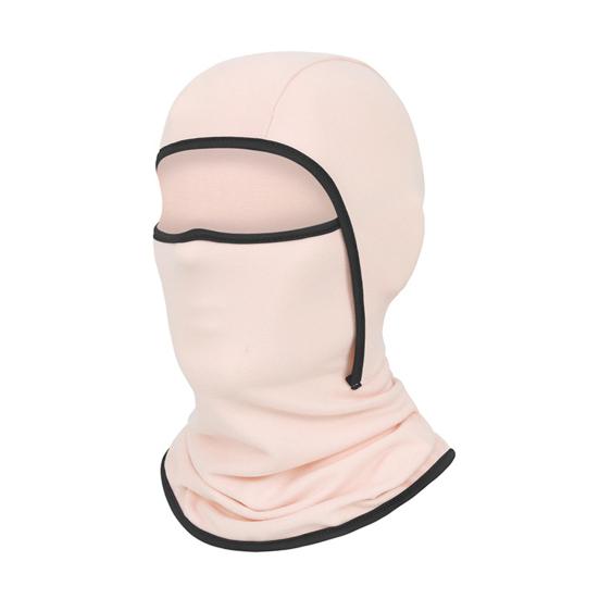 

Зимний головной убор Мотоциклетный Лыжный Сноубордический Ветрозащитный Теплый Уличный Дизайн с отверстием Защита всего лица Шапка Kid One Size розовый