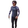 Mens Long Sleeve Rash Guard UPF 50 Quick Dry Swim Shirt Snorkeling Surfing Diving Water Sports