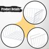 under Cabinet Shelf Basket Spice Holder Metal Sliding Add Extra Space Rack Storage for