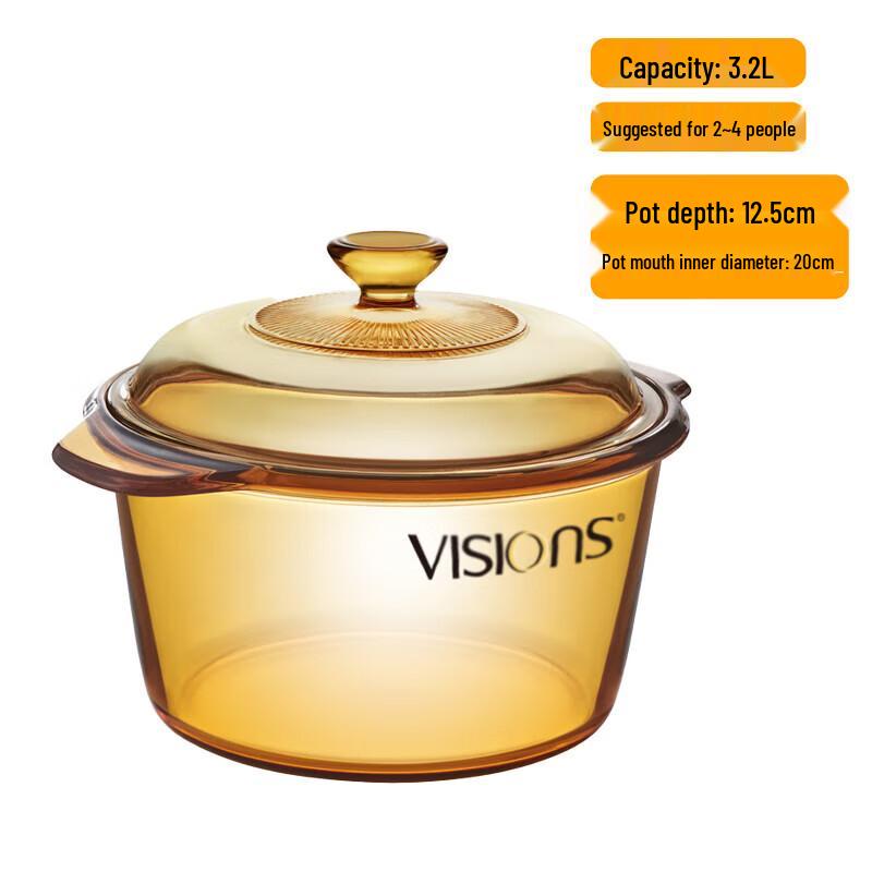 Corning Visions Glass Cooking Pot