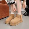 2024 New Classic Thickened Fluff Women's Snow Boots Comfortable Warm Ankle Boots Women Winter Ladies Shoes Chunky Botas Mujer