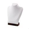 Necklace Display Stand Walnut Holder clothCovered for Jewelers, Vendors, Boutiques,