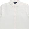Polo Ralph Lauren Solid Logo Short Sleeve Shirt Men Shirts White 710966293-002
