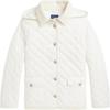 Polo Jacket SS25 Quilted Water-Resistant Removable Hood Kids Jackets White CWPOOTWG2820086-100