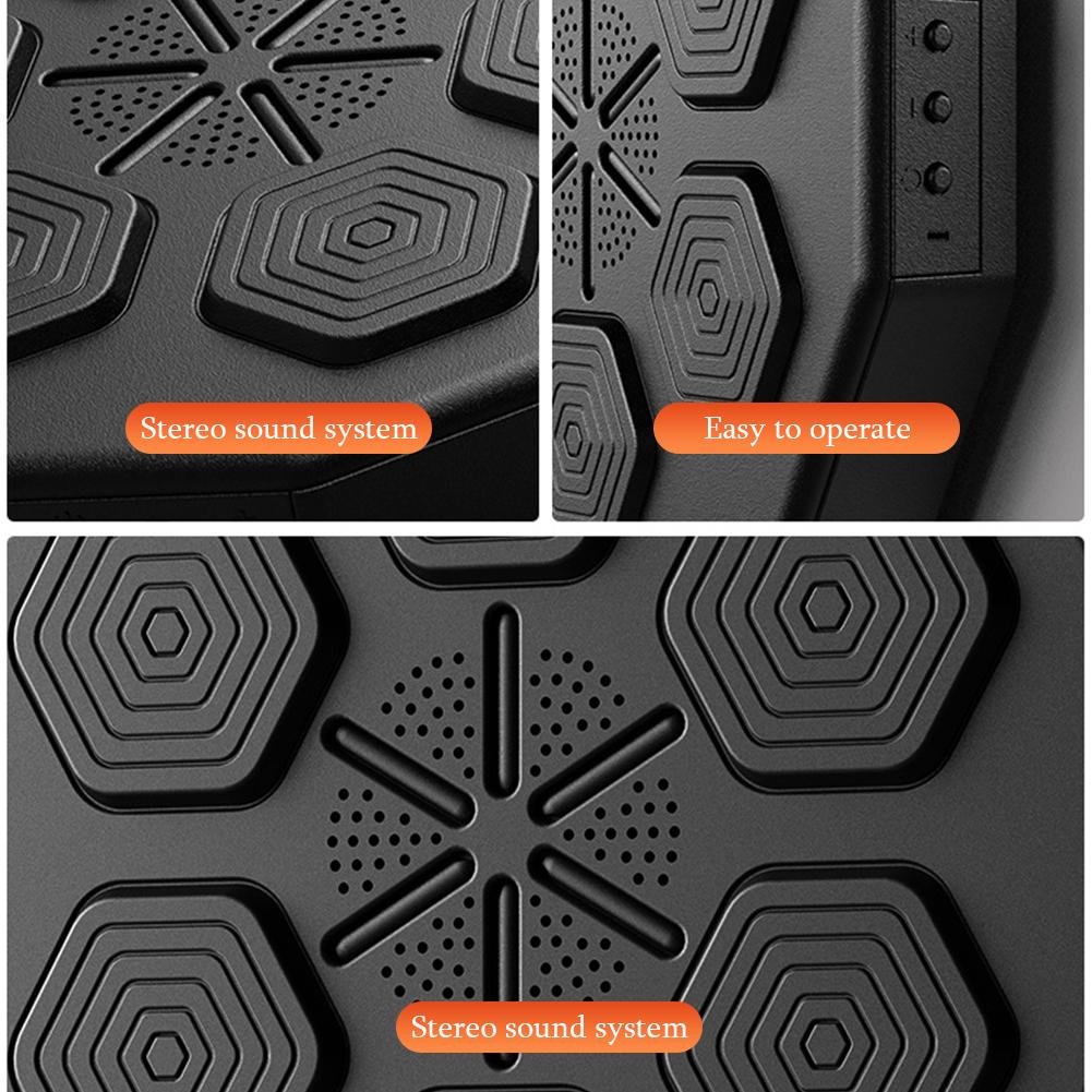 Smart Music Boxing Machine LED Wall Targeted Punching Pad Rechargeable Boxing Exercise Equipment for Boxing Reaction Training