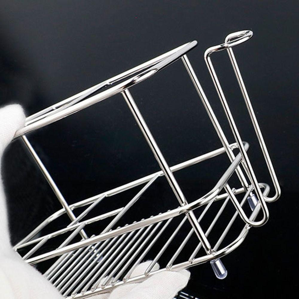 Stainless Steel Toothbrush Holder Easy To Clean Shower Table Bracket  Bathroom