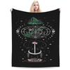 W-Wicked 2 Musical Movie Glinda Elphaba Blanket  Soft Novelty Plush Throw Blanket For Boy Girl Couch Chair Cover