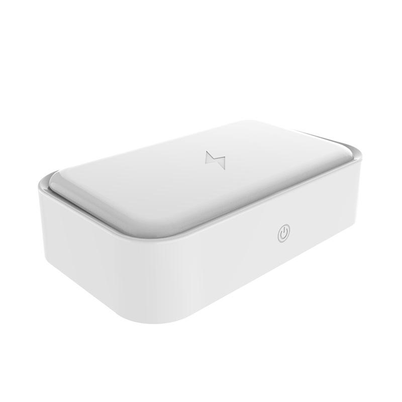 

Маленький портативный ультразвуковой очиститель 3-в-1 Ультрафиолетовая стерилизация Дезинфекционная коробка Очистка очков зубных протезов ювелирных изделий Charge