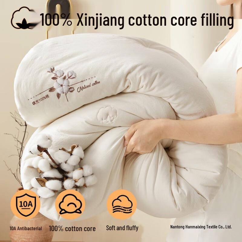 LISMa 100% Xinjiang Cotton Thickened Antibacterial Winter Quilt