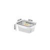 Clear Kitchen Food Container Multifunctional Stackable Food Sealing Boxes Refrigerator Storage Box for Fruits Vegetables Pasta