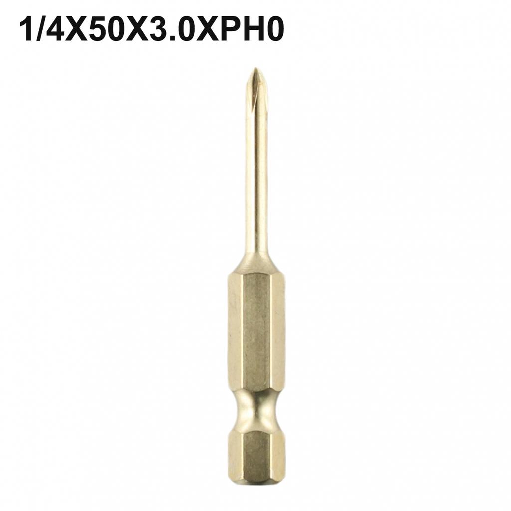 Alloy Steel Screwdriver Bit Gold High Snap Magnetic