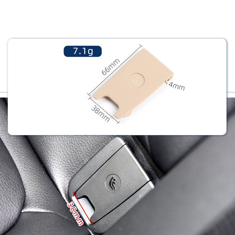 Black Beige Car Rear Child Seat Fixing ISOFix Cover 52207453711 For BMW 1 Series F52 2017- Auto Interior Accessories