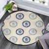 Chelsea Football Club Round Area Rug,Carpet Rug for Living Room Bedroom Sofa Playroom Decor,Non-slip Floor Mat