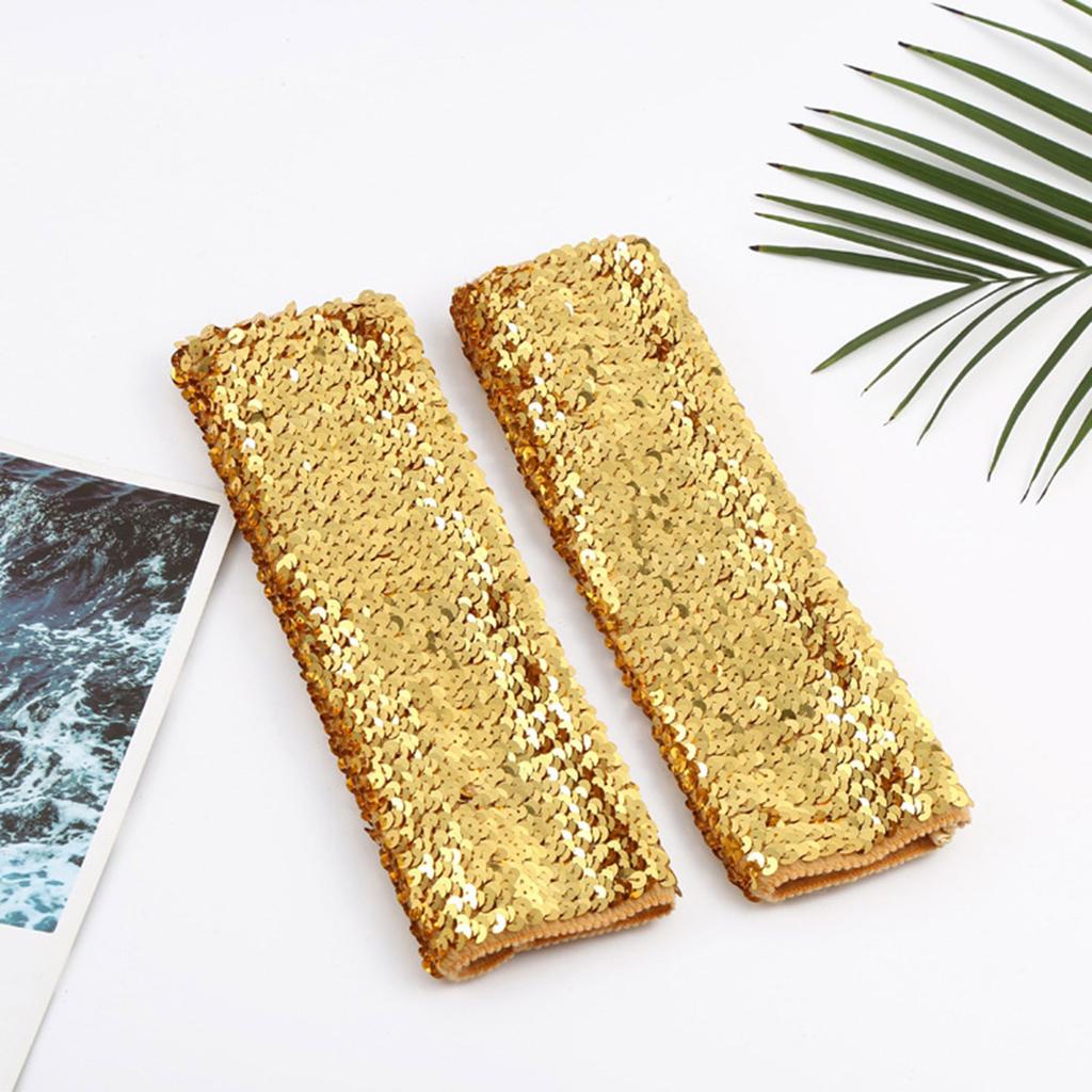 Sparkling Sequined Arm Sleeves For Carnivals Parties And Stage Performances Elastic Arm Sleeves for Various Arm Size