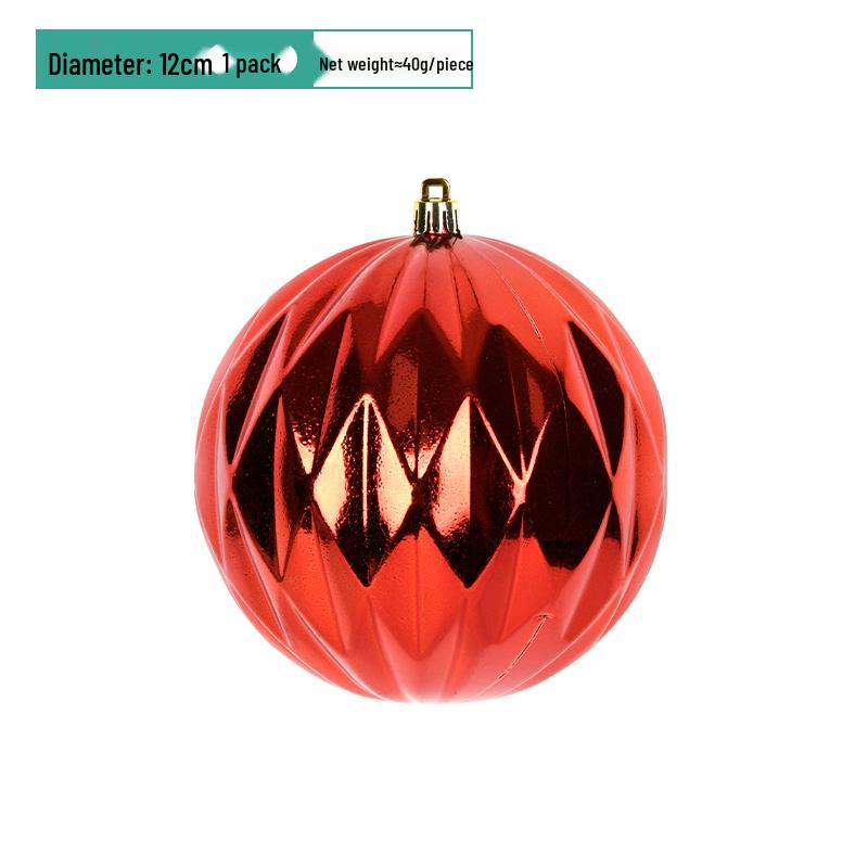 

Christmas Painted Hanging Balls 6-12CM - Round Plastic Wreath and Vine Decorations