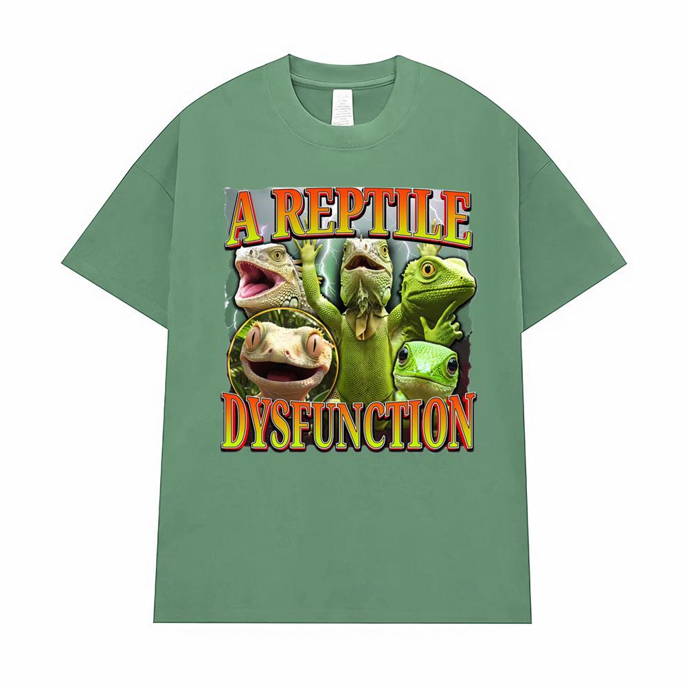 Funny Bearded Dragon Gift A Reptile Dysfunction Gift T Shirt Unisex Unisex High Quality Streetwear Tshirt Oversized Oneck T Shirts