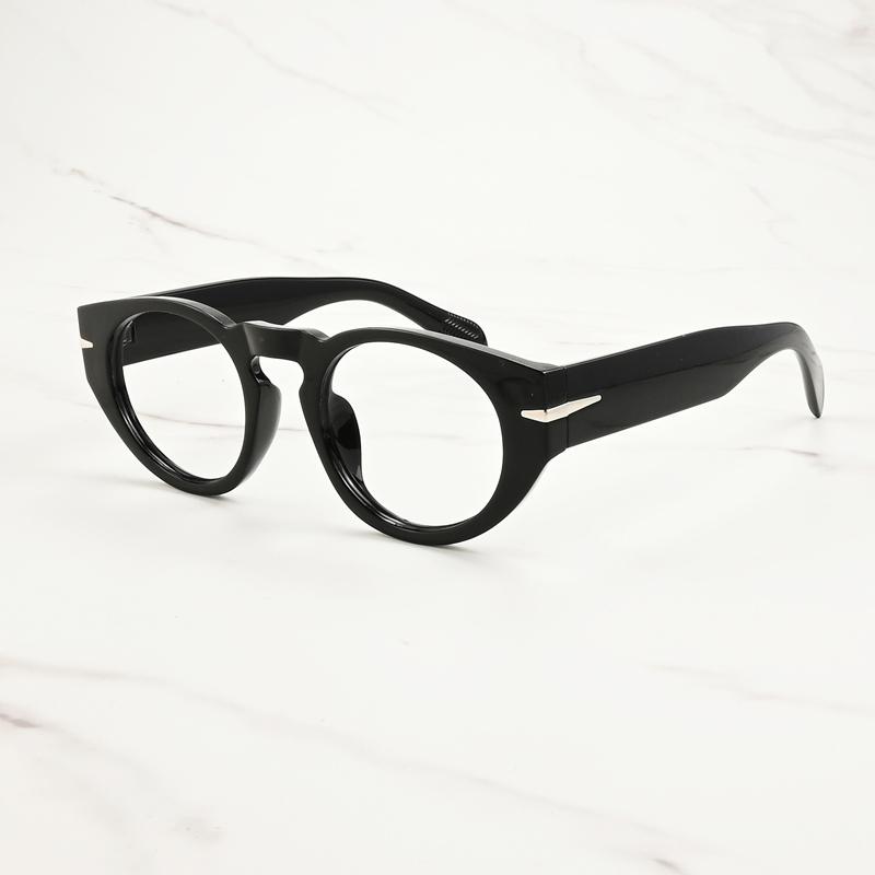 Classic Brand Design Retro Round Men Myopia Glasses Prescription Nearsight Anti Blue Light Women Short Light Optical Eyewear